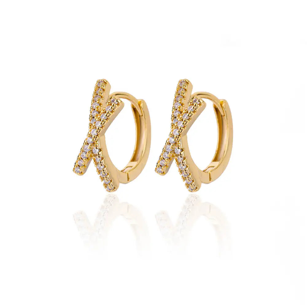 Zircon Evil Eye Earrings For Women Stainless Steel Gold Plated Turkish Pendientes Hoop Piercing Earring 2023 Goth Jewelry aretes