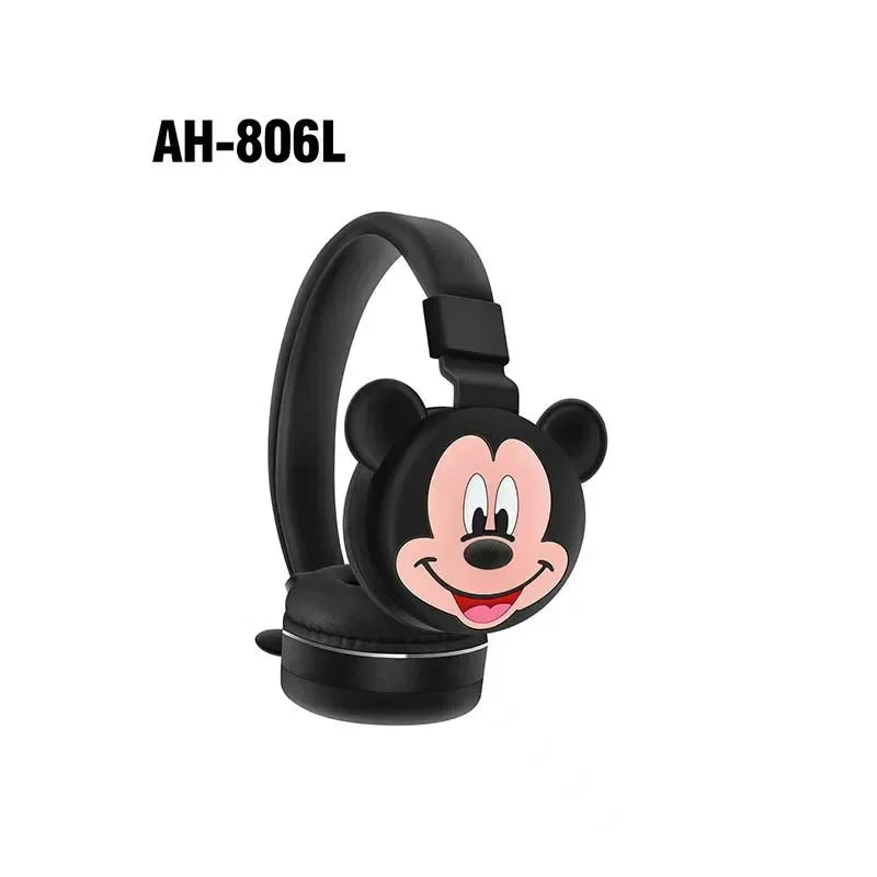 Disney Minnie Mickey Bluetooth Headphones HIFI Sound Foldable Wireless Earphones Headsets Anime Cartoon Fashion Hottie Y2k Gifts