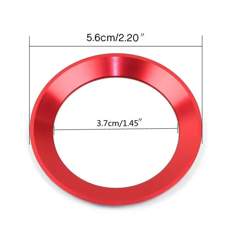 Car Steering Wheel Styling Center Emblem Decoration Ring Accessories Cover Sticker For Volkswagen VW Golf 4 5 Polo Jetta Covers