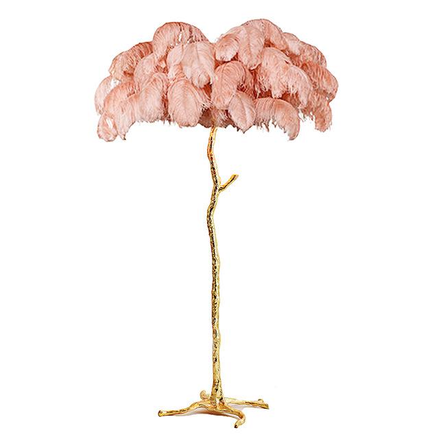 Nordic Floor Lamps Feather Living Room LED Dining Room Bedroom Modern Lamp Stand Interior Lighting Art Floor Light Standing Lamp