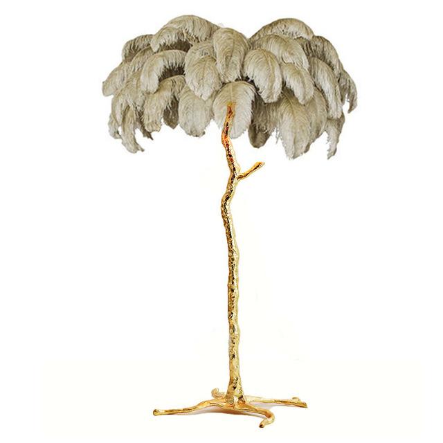 Nordic Floor Lamps Feather Living Room LED Dining Room Bedroom Modern Lamp Stand Interior Lighting Art Floor Light Standing Lamp