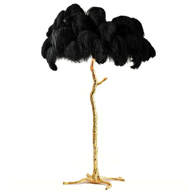 Nordic Floor Lamps Feather Living Room LED Dining Room Bedroom Modern Lamp Stand Interior Lighting Art Floor Light Standing Lamp