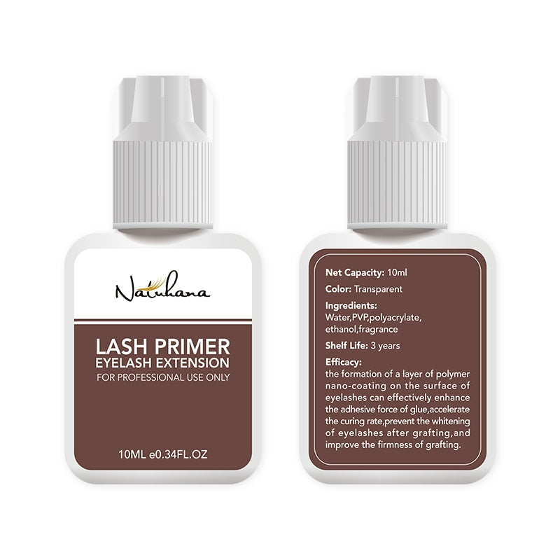 NATUHANA  Eyelash Extensions Glue Primer for Lash Application From South Korea 10ml Fixing Agent Lashes Glue Makeup Tools