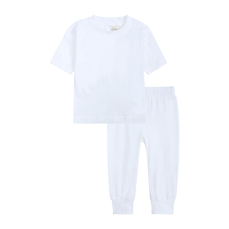 Essential Summer Baby Girls Clothes Children Clothing Set Boys Top Pullover Sweatshirt+Pants Tracksuit Suits For Kids Costumes