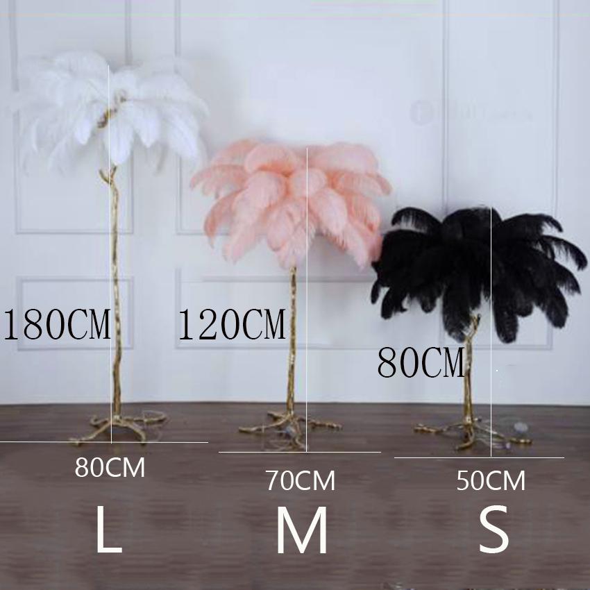Nordic Floor Lamps Feather Living Room LED Dining Room Bedroom Modern Lamp Stand Interior Lighting Art Floor Light Standing Lamp