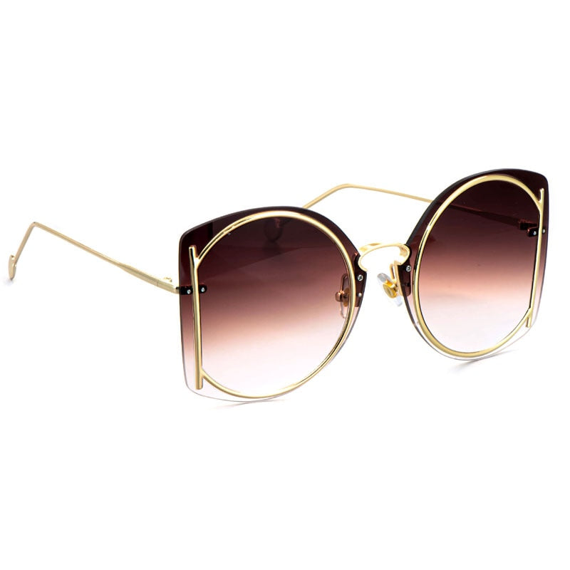 47048 Women Luxury Brand Sunglasses Fashion Shades Uv400 Vintage Glasses