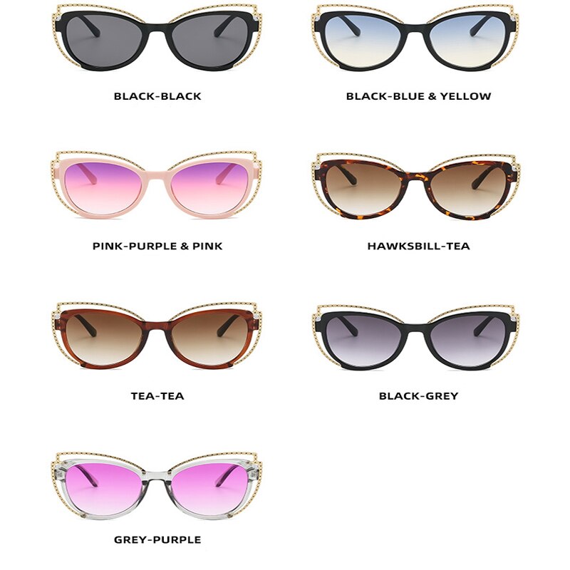 Cat Eye Sunglasses For Women Men Brand Design Classic Retro Outdoor Driving Sun Glasses Fashion Luxury Male Ladies Eyewear 2022