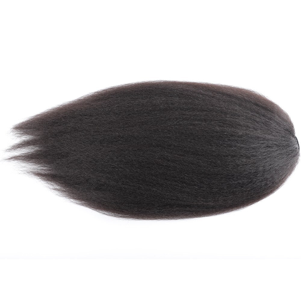 High Puff Afro Kinky Straight Ponytail Synthetic Black Woman Hair Drawstring Ponytail Long Hair Extension Ponytail For Women