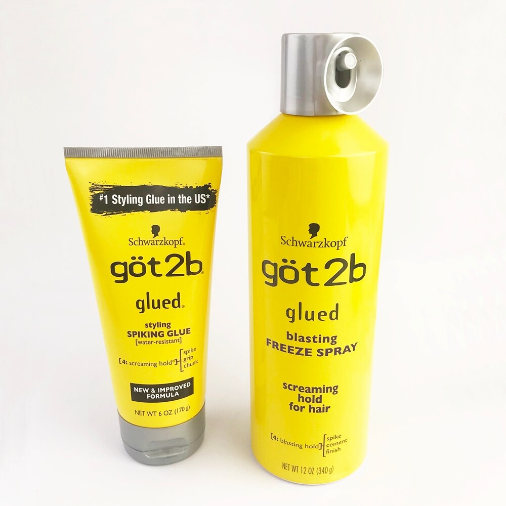 got2b glued spray Glue lace wig Hair Gel got2b Glued Hair gel Invincible Styling edge control hair spray wig accessories