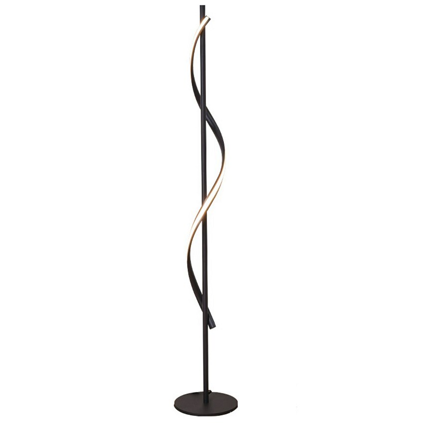 Nordic LED Spiral Floor Lamp Dimming Bedroom Living Room Restaurant Bedside Indoor Lighting Decorative Floor Lights Reading Lamp