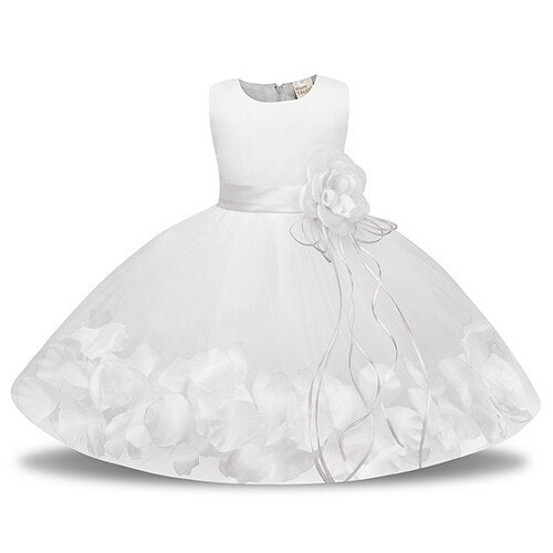 1 Year Birthday Baby Girl Party Dress Baptism Infant Christening Gown Newborn Toddlers Bebes Kids Clothes 6 9 12 18 Months Cute