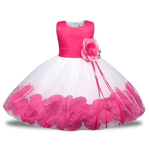 1 Year Birthday Baby Girl Party Dress Baptism Infant Christening Gown Newborn Toddlers Bebes Kids Clothes 6 9 12 18 Months Cute