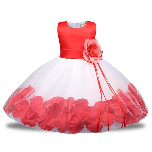 1 Year Birthday Baby Girl Party Dress Baptism Infant Christening Gown Newborn Toddlers Bebes Kids Clothes 6 9 12 18 Months Cute