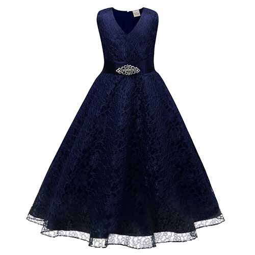 Summer Dress for Children Lace Flower Girls Dress Party Wedding Dress Elegent Princess Vestidos Evening Clothing Party Costumes