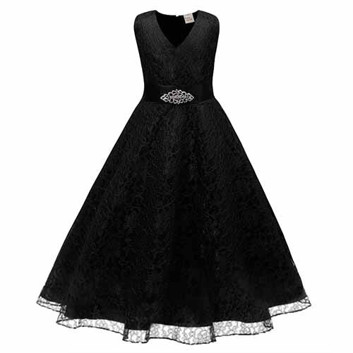 Summer Dress for Children Lace Flower Girls Dress Party Wedding Dress Elegent Princess Vestidos Evening Clothing Party Costumes