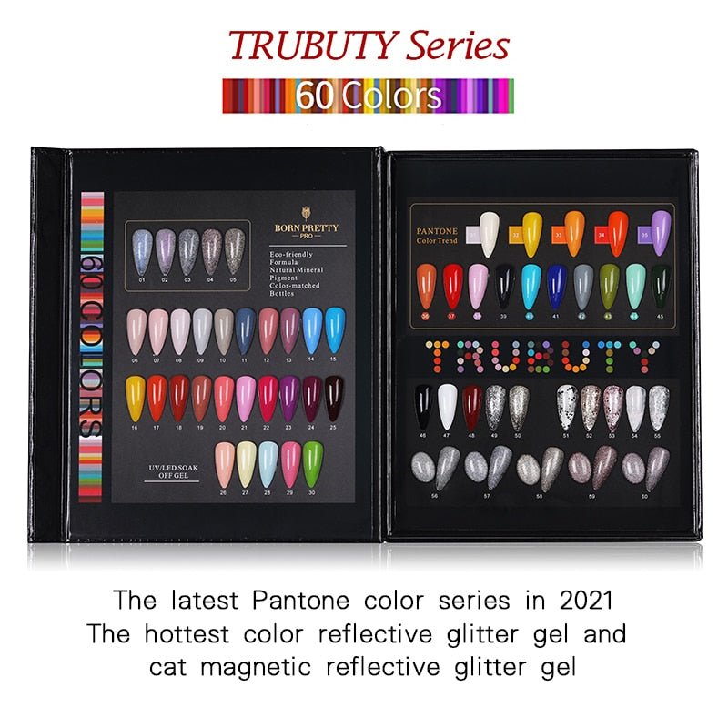 BORN PRETTY 15ml 60 Bottles Gel Nail Polish Set Manicure All for Nails Semi Permanent Soak Off UV LED Gel Varnish Lot