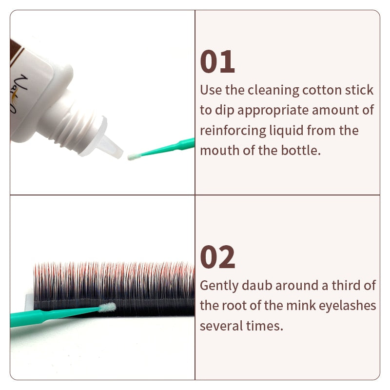 NATUHANA  Eyelash Extensions Glue Primer for Lash Application From South Korea 10ml Fixing Agent Lashes Glue Makeup Tools