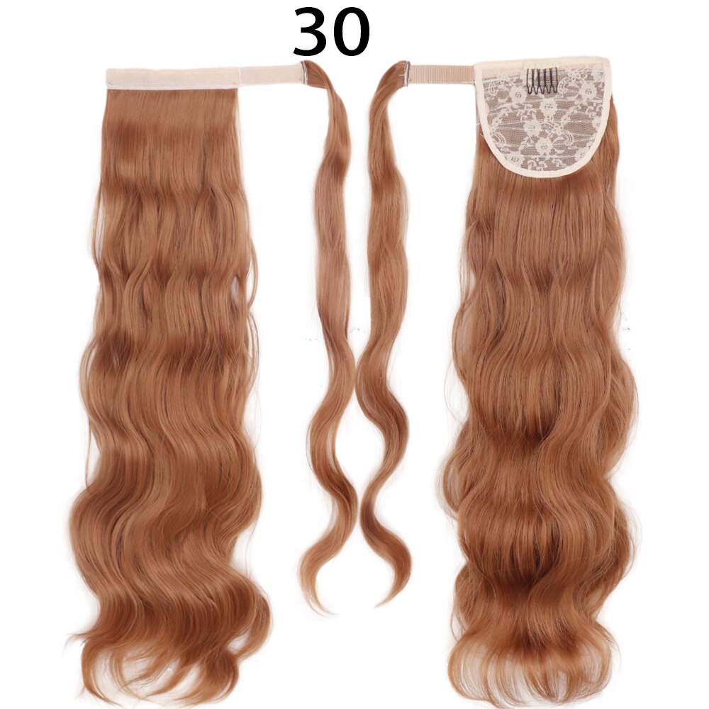 MerisiHair Synthetic Ponytail Extension Long Black Drawstring Wavy Ponytail Hair African American for Women Body Wavy Ponytail