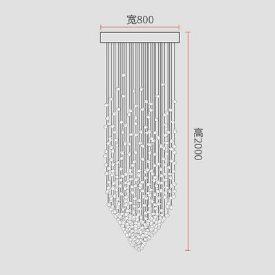 Modern LOFT Luxury Crystal Chandelier Indoor Lighting Nordic Staircase Led Chandeliers Fixtures Long Hallway Lobby Ceiling Lamp