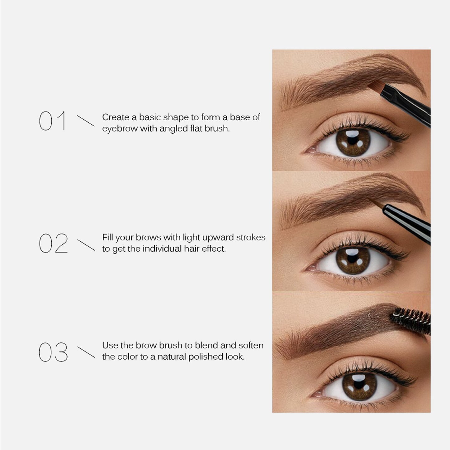 6 Colors Black Brown Eyebrow Gel Long Lasting Waterproof Eye Brow Tint Cream Smooth Makeup Eyebrow Wax Pomade Cosmetics 6ML