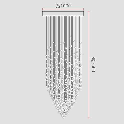 Modern LOFT Luxury Crystal Chandelier Indoor Lighting Nordic Staircase Led Chandeliers Fixtures Long Hallway Lobby Ceiling Lamp