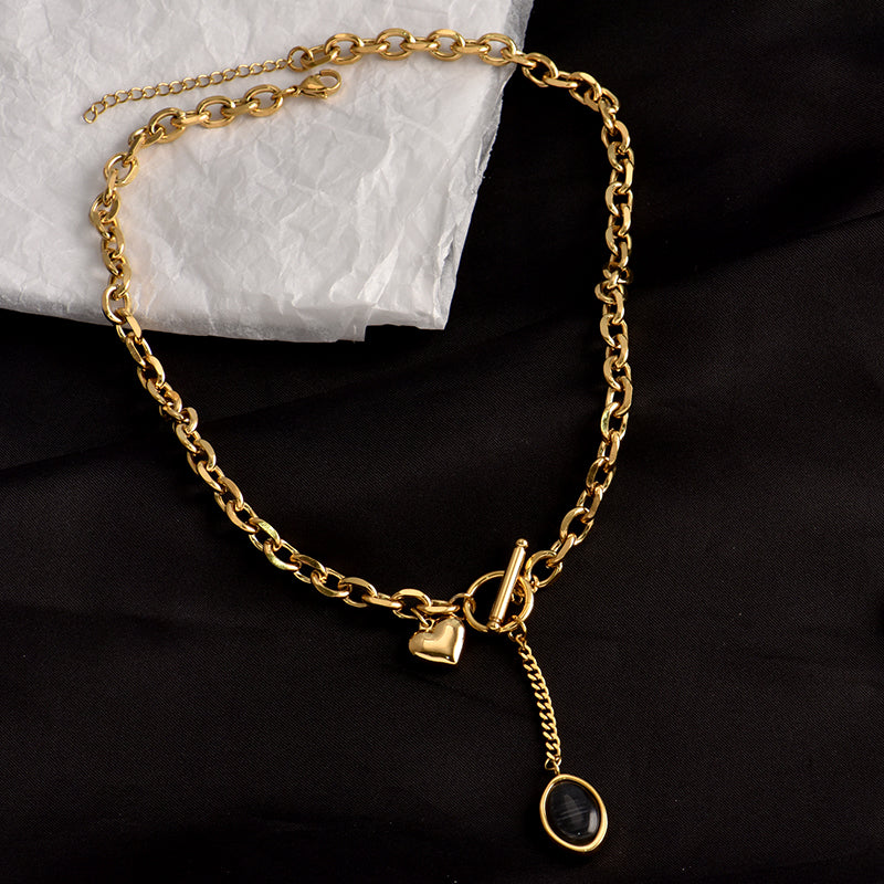 Simple Graceful Bath Titanium Steel Accessible Luxury Ins Women Necklace