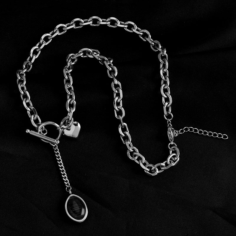 Simple Graceful Bath Titanium Steel Accessible Luxury Ins Women Necklace