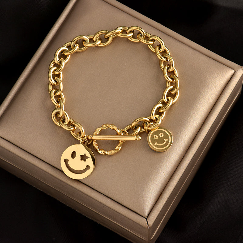 Instagram Bath Titanium Steel Girlfriends Simple Personality Women's Coin