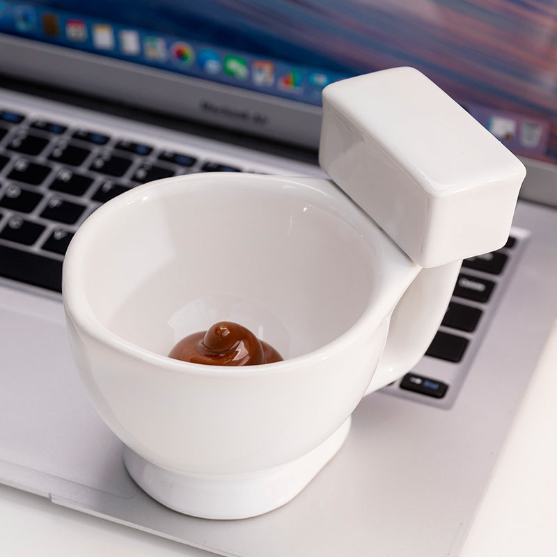 Poop Toilet Poop Shape Cup Trending Creative Funny Funny Tea Cup Urinal Poop Mug Water Glass