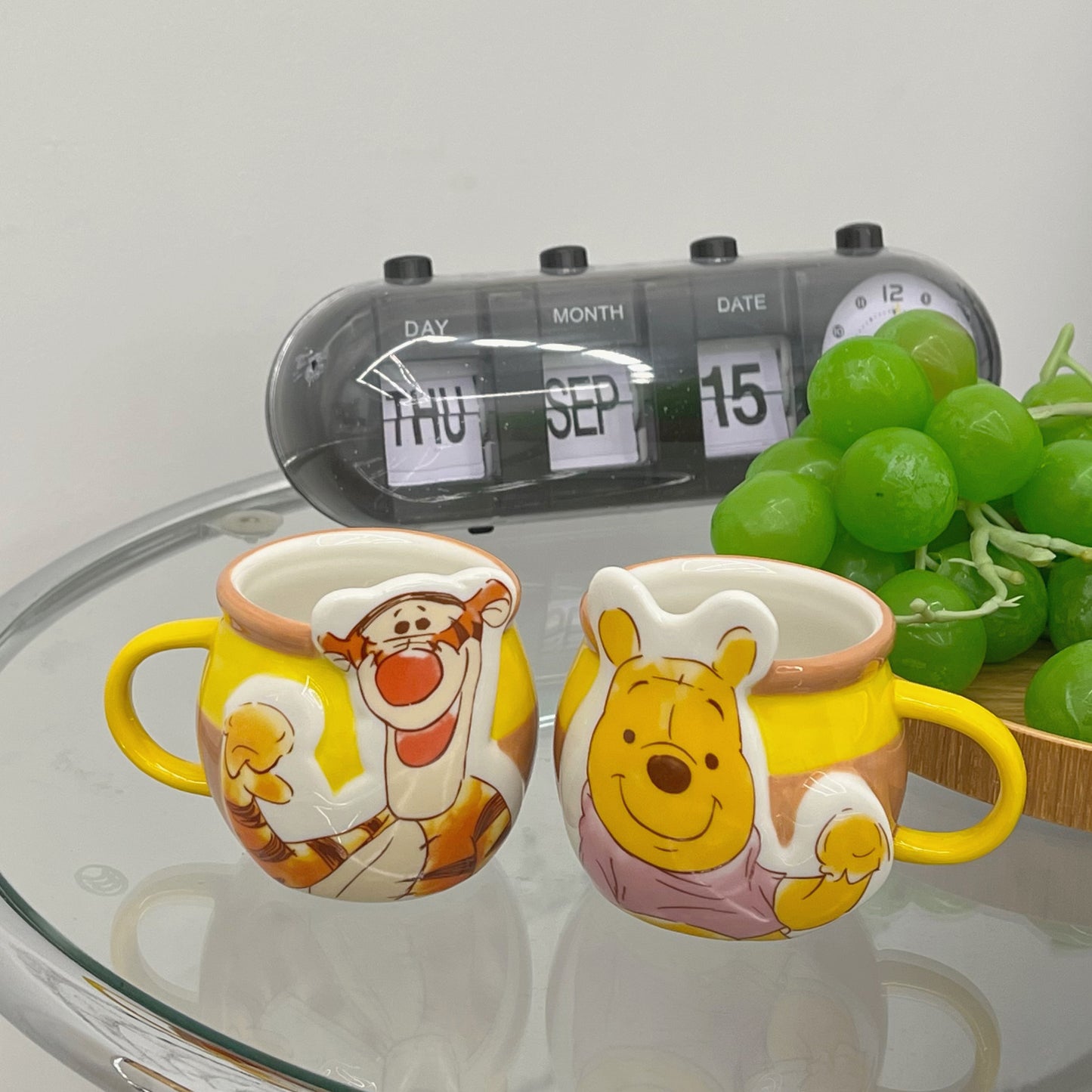Ceramic Water Cup Large Capacity Winnie the Pooh Water Cup Winnie the Pooh Cute Cartoon Three-Dimensional Mug Creative Milk Cup