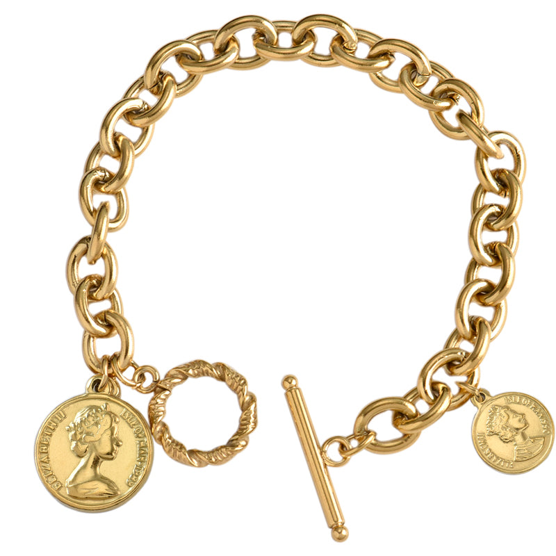 Instagram Bath Titanium Steel Girlfriends Simple Personality Women's Coin
