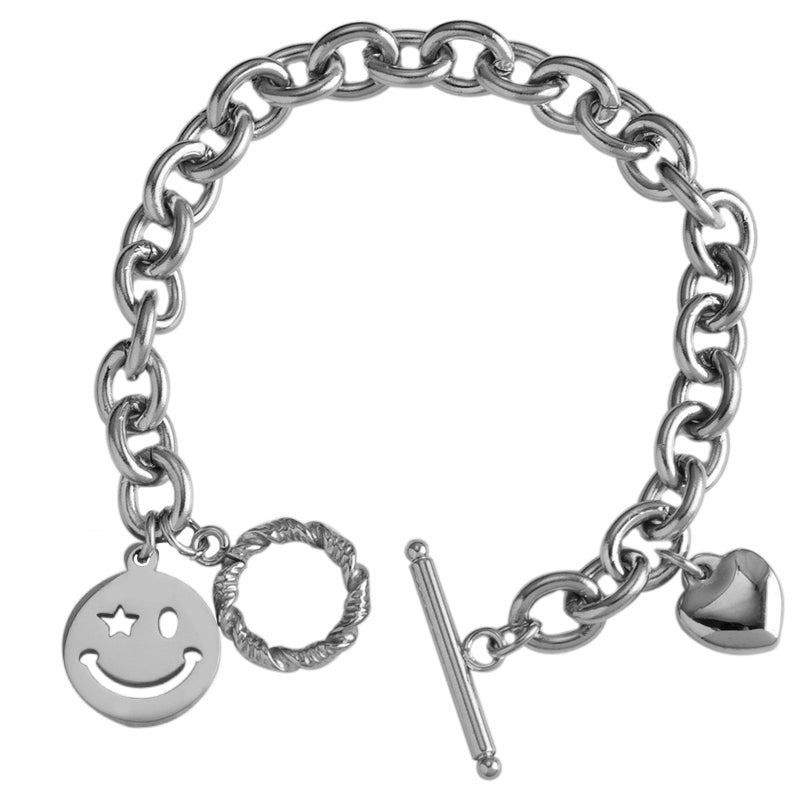 Instagram Bath Titanium Steel Girlfriends Simple Personality Women's Coin