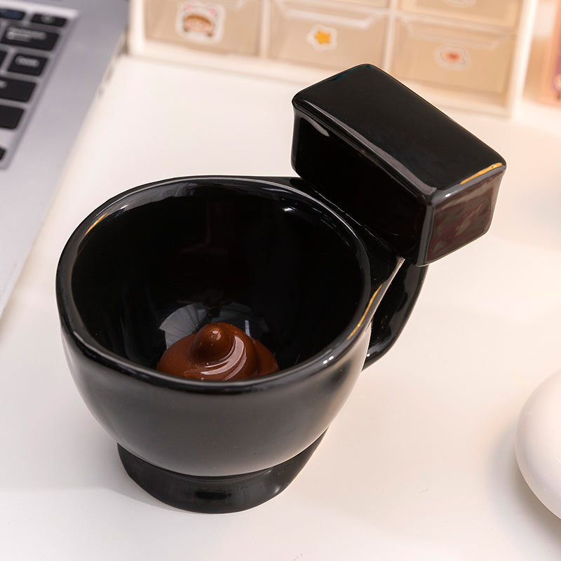 Poop Toilet Poop Shape Cup Trending Creative Funny Funny Tea Cup Urinal Poop Mug Water Glass