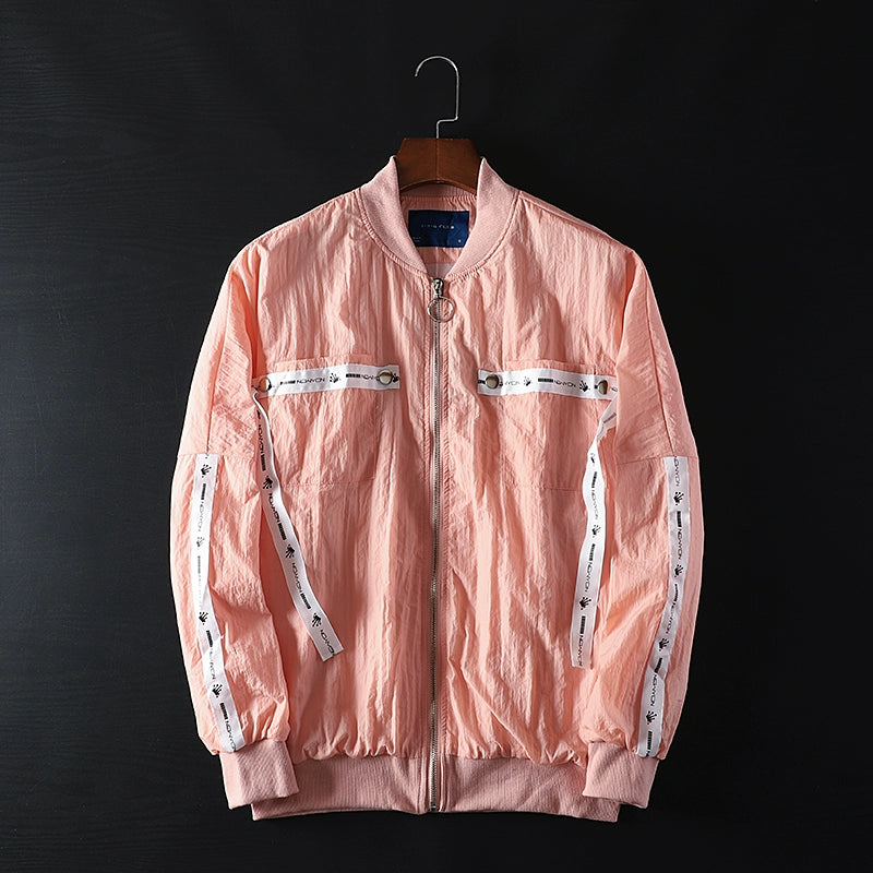 Spring and Autumn Original Label Cutting Trend Casual Sports Jacket
