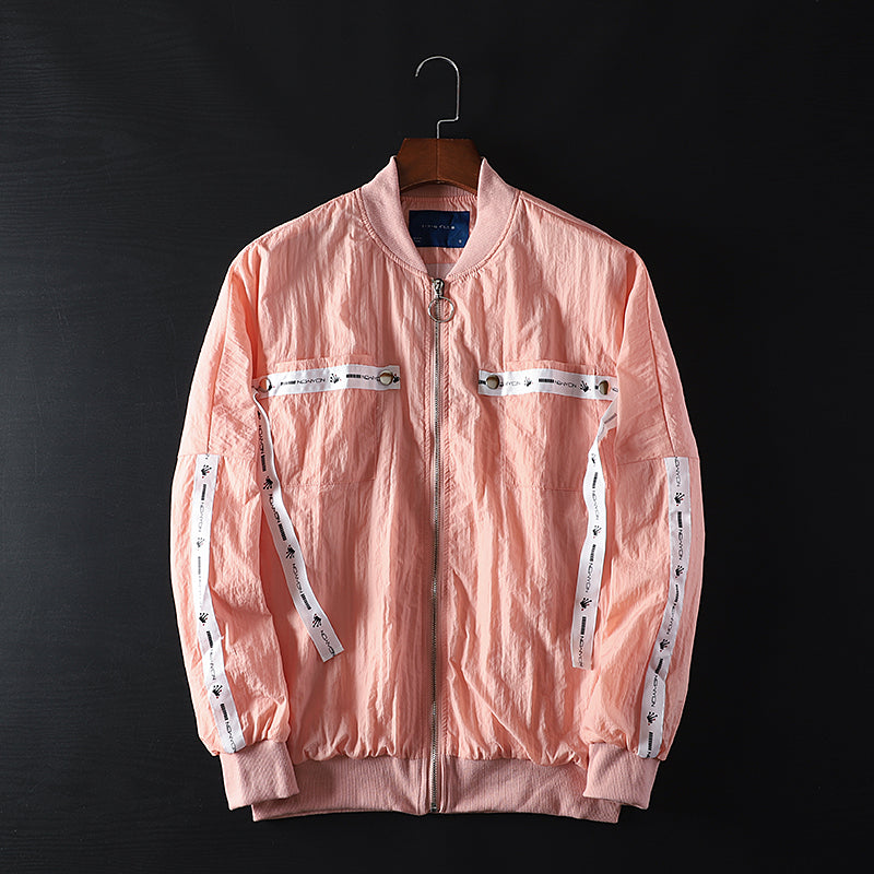 Spring and Autumn Original Label Cutting Trend Casual Sports Jacket