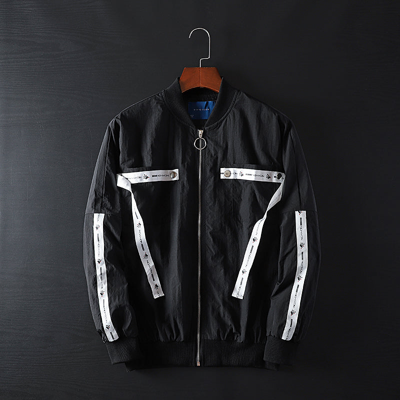 Spring and Autumn Original Label Cutting Trend Casual Sports Jacket