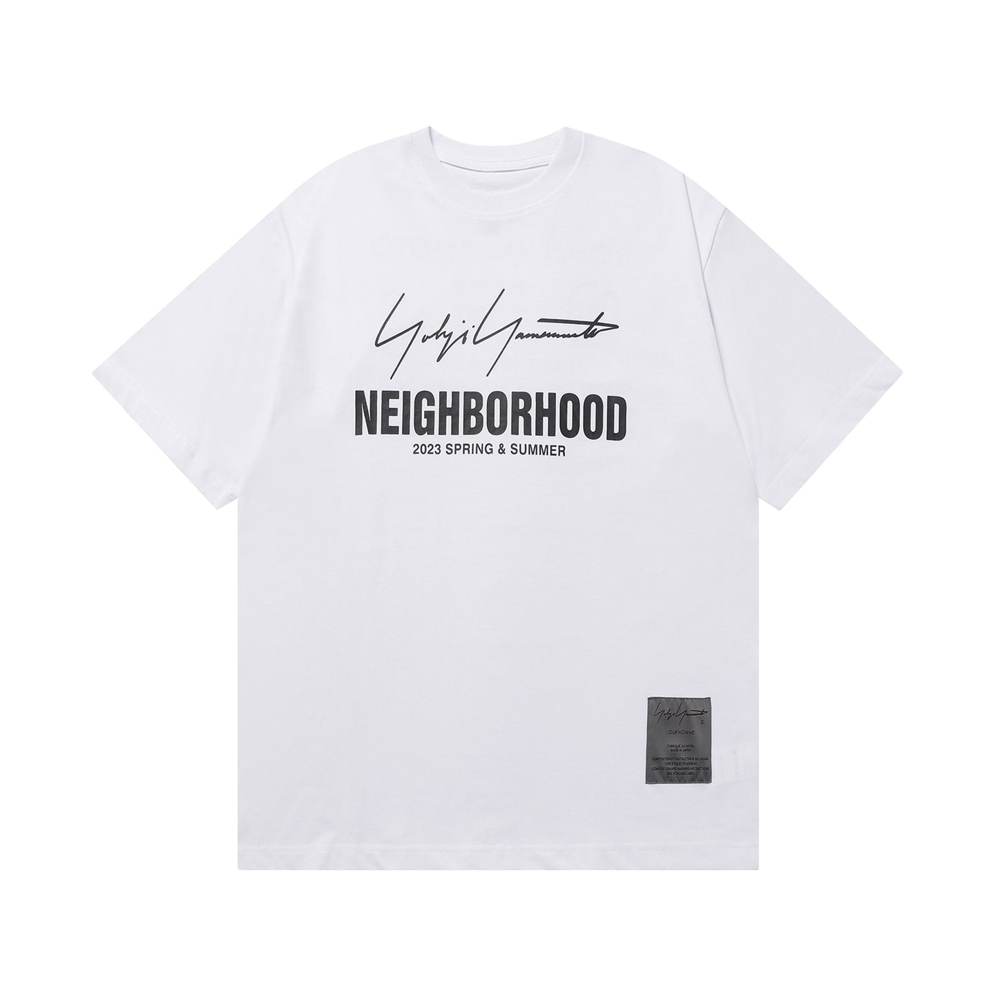 Yamamoto Yaosi Print Skull Short-Sleeved Men's Fashion Brand T-shirt round Neck Summer Pure Cotton Loose Trendy Half Sleeve Base Shirt