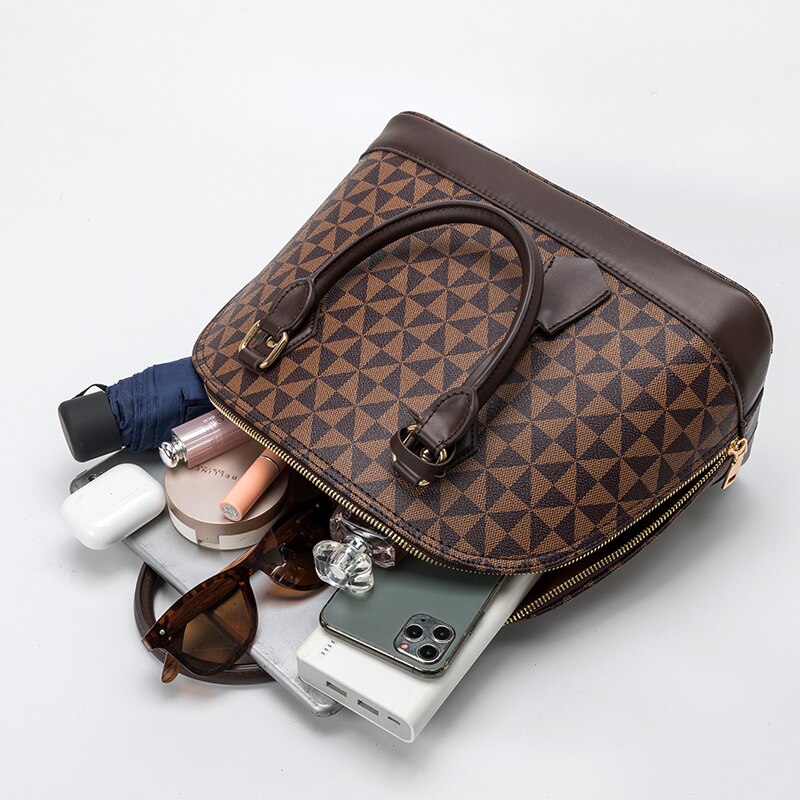 Luxury Brand Simple Shell Bag High Quality Messenger Bag Leisure Crossbody Women Fashion Handbag Leather Womens Shoulder Bag
