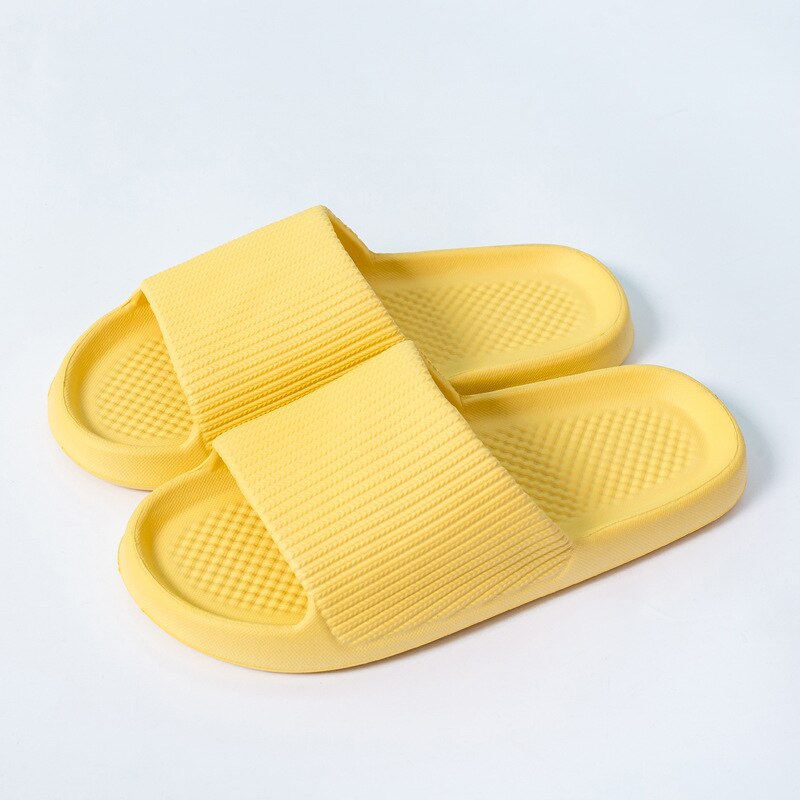 2023 Men Platform Slippers Shoes Unisex Summer Beach Eva Soft Sole Slide Sandals Leisure Women Indoor Bathroom Anti-slip Slides