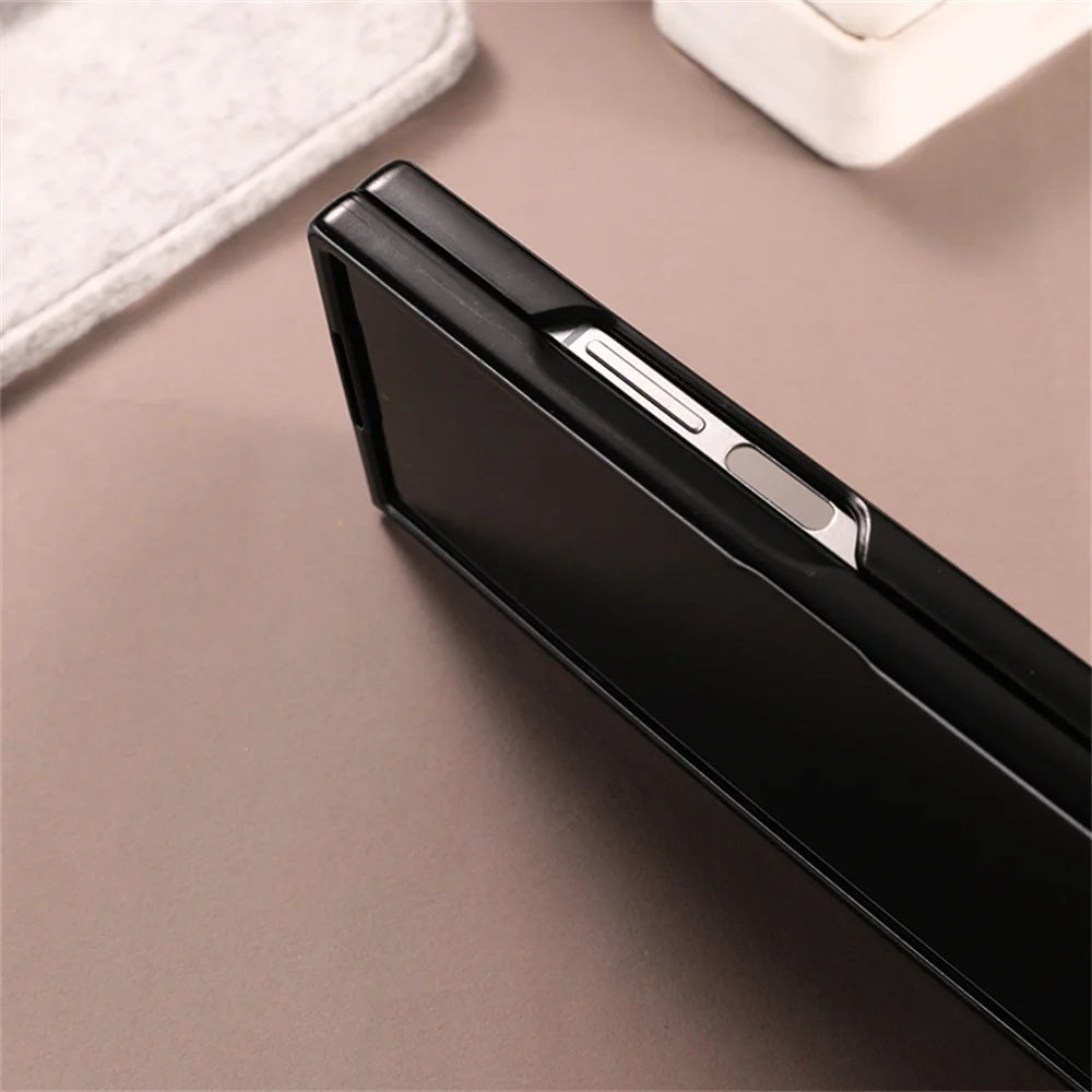 Luxury Fabric Cloth for Magsafe Case for Samsung Galaxy Z Fold 6 5 4 3 Magnetic Wireless Charging Ultra Slim Shockproof Cover