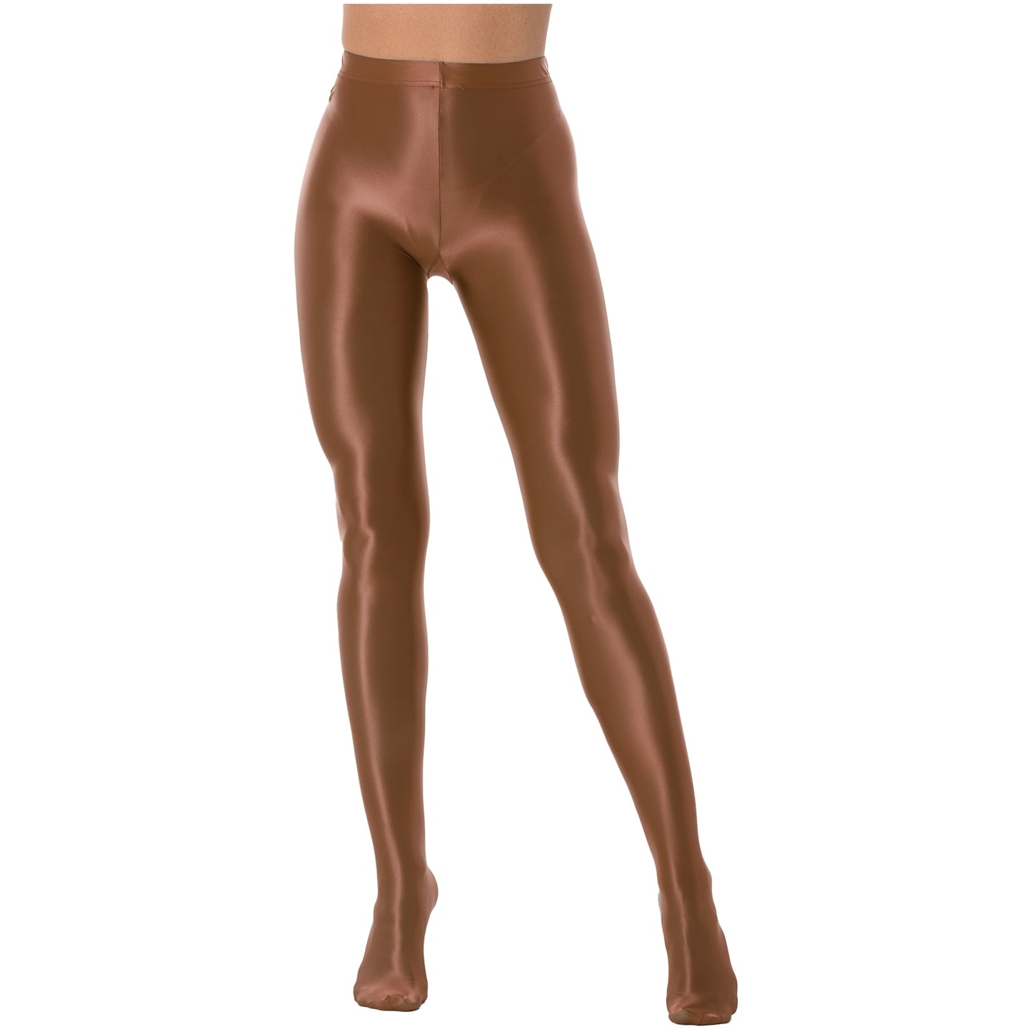Women Glossy Pantyhose Ballet Dance Gym Fitness Workout Yoga Leggings Pants Oil Bright Tights Dance Bottoms Trousers