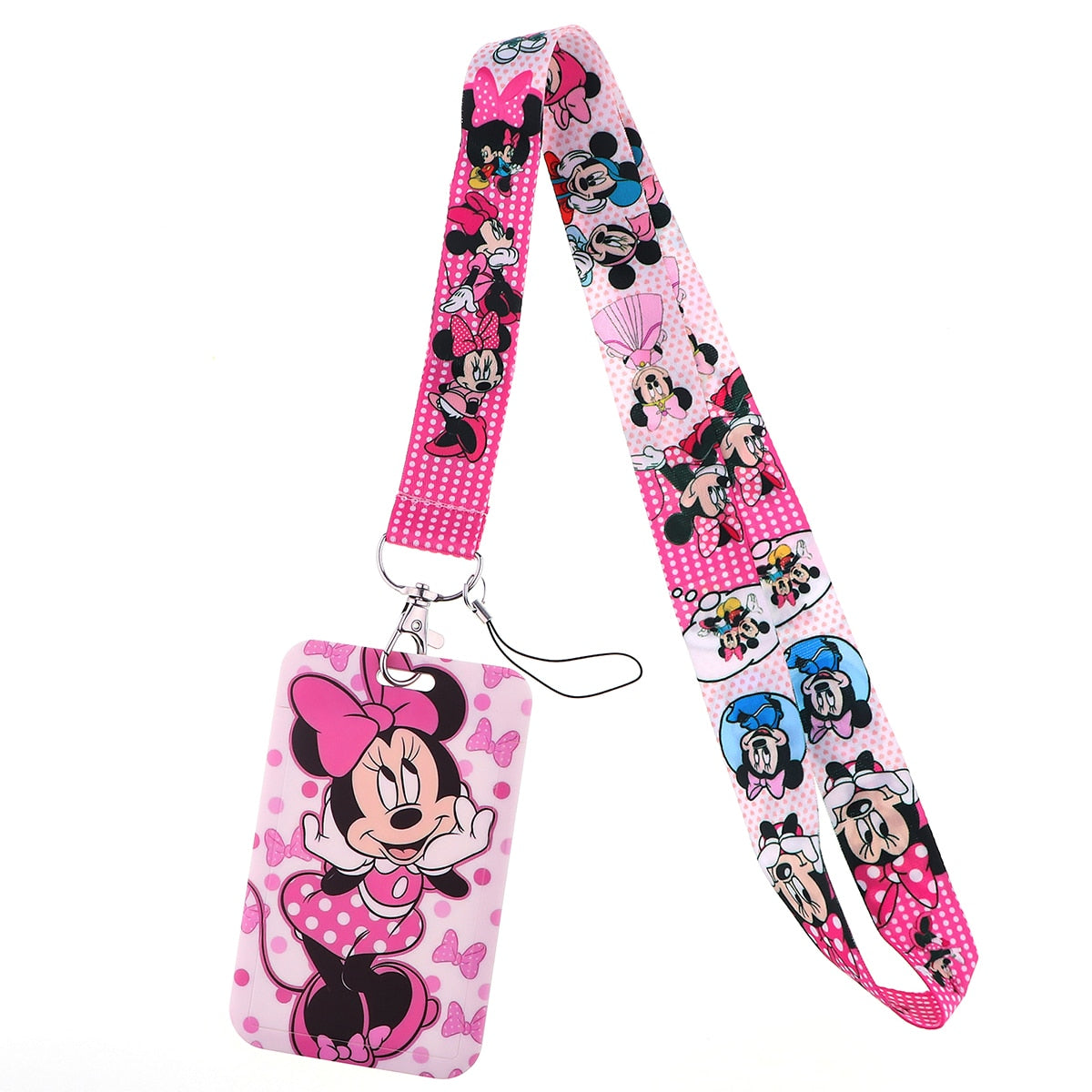 LT1104 Wholesale Mickey Lanyard for Key Neck Strap lanyard Card ID Badge Holder Key Chain Key Holder Key Rings Accessories Gifts