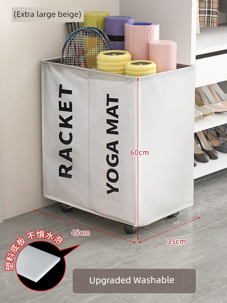 Yoga Mat Storage Basket Tube Fitness Sports Equipment Storage Rack Foam Roller Storage Rack Handy Gadget Storage Basket Sports