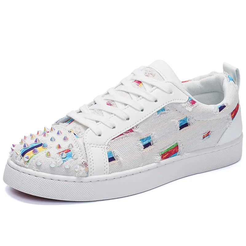 Latest Men's Luxury Willow Nail Casual Canvas Shoes 2024 Spring and Autumn Comfortable Soft Bottom Youth Sports Shoes sneakers