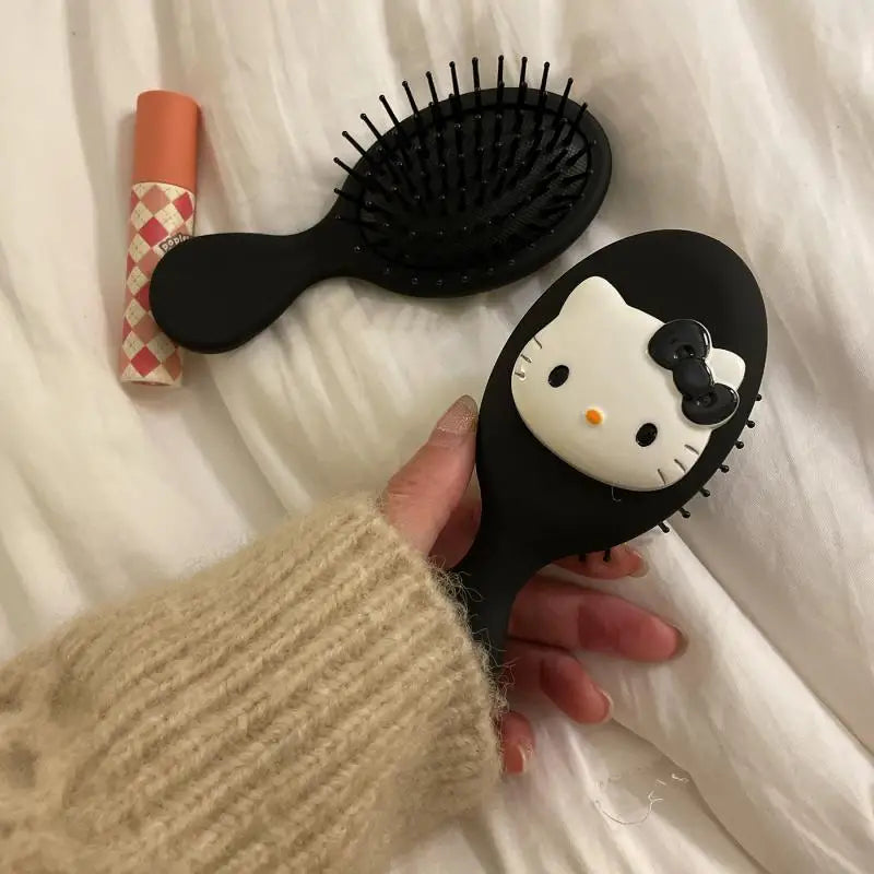 Sanrio Hello Kitty Kawaii Air Cushion Comb Cartoon Anime Kitty Cat Doll Girl Heart Cute Portable Comb Gifts for Girls