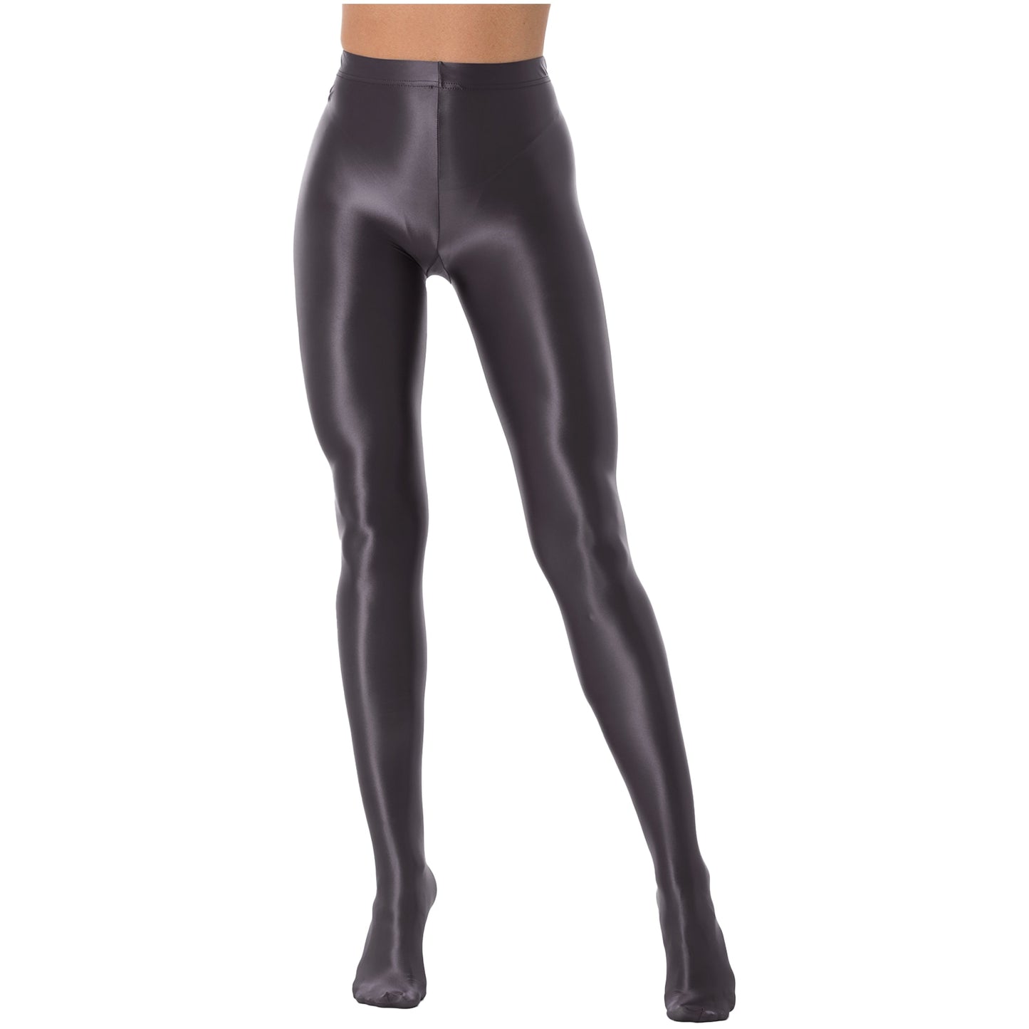 Women Glossy Pantyhose Ballet Dance Gym Fitness Workout Yoga Leggings Pants Oil Bright Tights Dance Bottoms Trousers