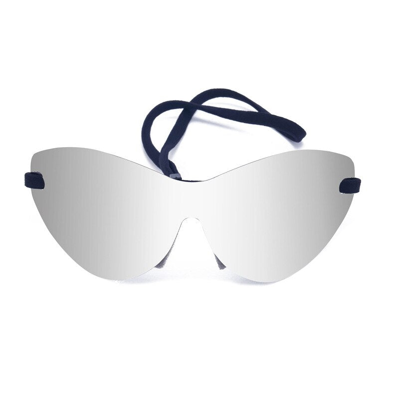 Oversized Punk Rimless Sunglasses Women Men Y2K Sports Sun Glass for Ladies 2022 Luxury Brand Designer Goggle Shades Eyewear