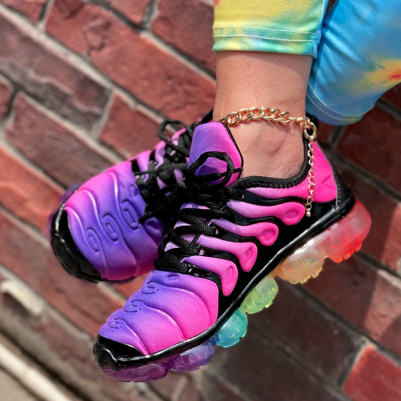Red Casual Sports Shoes for Women Comfort Mesh Tennis Shoes Light Sneakers Women 2023 New Plus Size 43 Student Vulcanized Shoe