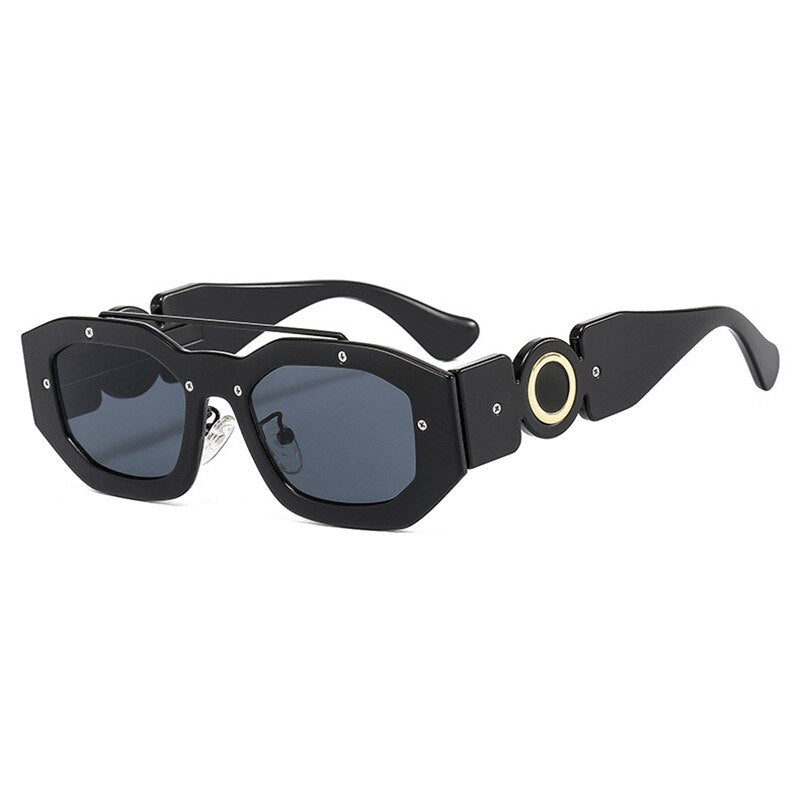 Classic Retro Square Sunglasses Men Women Luxury Brand Vintage Lens Gradient Rectangle Sun Glasses Female Popular Eyewear