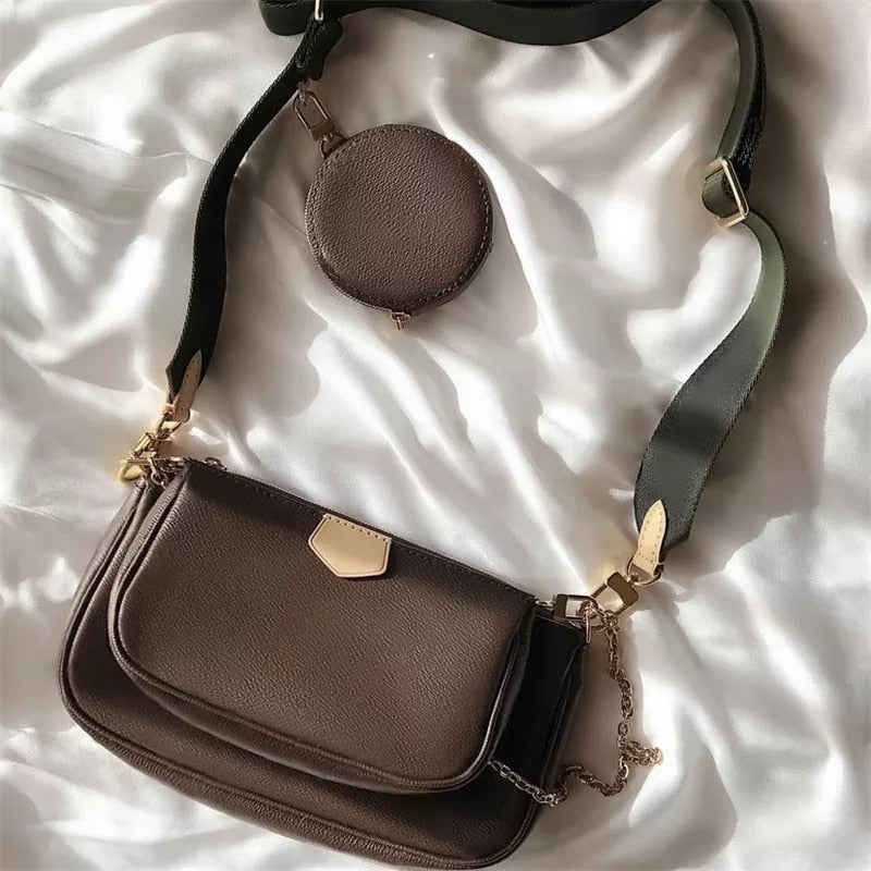 3-in-1 Messenger Tote Bag 2023 Women Bags for Women 9.5 Inch Brand Printed Woman Crossbody Bag Luxury Handbag Women Shoulder Bag